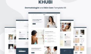 Khubi – Dermatologist & Skin Care Template Kit