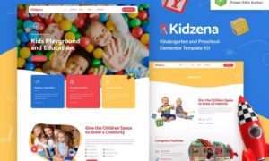 Kidzena – Kindergarten & Preschool Elementor Template Kit