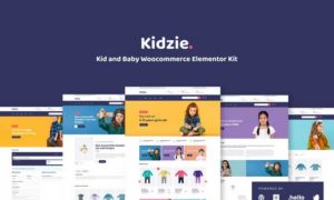 Kidzie – Baby & Kids E-Commerce Elementor Template Kit