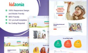 Kidzonia – Kindergarten & Child Care Elementor Template Kit