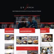 Kimchi – Asian Restaurant & Cafe Elementor Template Kit