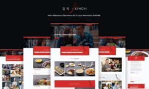 Kimchi – Asian Restaurant & Cafe Elementor Template Kit