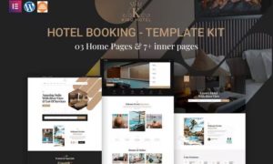 KingHo – Hotel Booking Elementor Template Kit