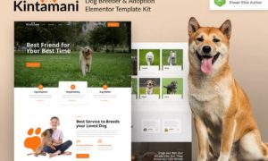 Kintamani – Dog Breeder & Adoption Elementor Template Kit