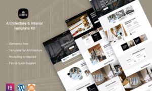 Kitecx – Architecture & Interior Elementor Template Kit