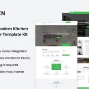 Kitzen | Modern Kitchen Elementor Template Kit