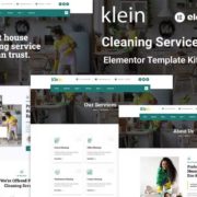 Klein – Cleaning Services Elementor Template Kit