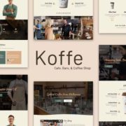 Koffe – Cafe & Coffee Shop Template Kit