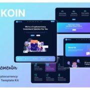 Koin – Cryptocurrency Elementor Template Kit