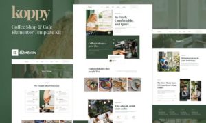 Koppy – Coffee Shop & Cafe Elementor Template Kit