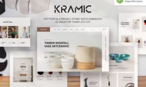 Kramic – Pottery & Ceramic Store WooCommerce Elementor Template Kit