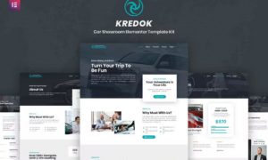 Kredok – Car Showroom Elementor Template Kit