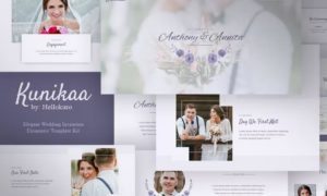 Kunikaa – Wedding Invitation Elementor Template Kit