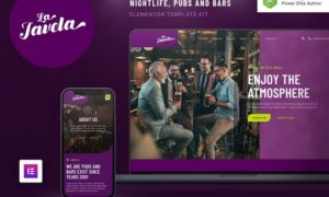 LaJavela – Bar Nightlife & Pub Elementor Template Kit