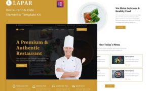 Lapar – Restaurant & Cafe Elementor Template Kit