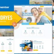 Laundryes – Laundry & Cleaning Elementor Template Kit