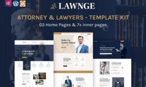 Lawgne – Attorney & Lawyers Elementor Template Kit