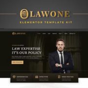 Lawone – Legal & Law Firm Elementor Template Kit