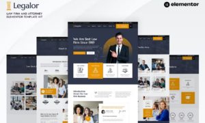 Legalor – Law Firm & Attorney Elementor Template Kit