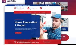 Leprechaun – Home Repair Elementor Template Kit