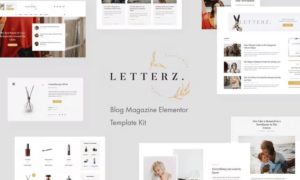 Letterz – Blog Magazine Elementor Template Kit