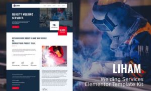 Liham – Welding Services Elementor Template kit