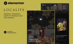 Località – Italian Restaurant & Cafe Elementor Template Kit