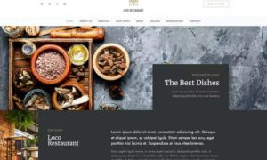 Loco Restaurant – Template Kit