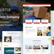 Logistix – Transportation Courier & Logistic Company Elementor Template Kit