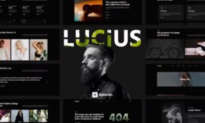 Lucius – Personal Portfolio Elementor Template Kit