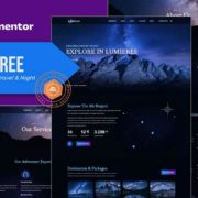 Lumieree – Adventure Travel & Night Camping Elementor Template Kit