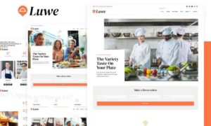 Luwe – Restaurant Elementor Template Kit