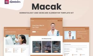 Macak – Dermatology Clinic Elementor Template Kit