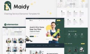 Maidy – Cleaning Service Elementor Template Kit