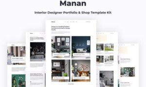 Manan – Interior Designer Elementor Template Kit