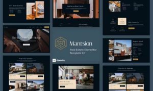 Mantsion – Real Estate Elementor Template Kit