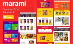 Marami – Snack Brand & Bakery Template Kit