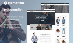 Mascoolin – Fashion Store Elementor Template Kit