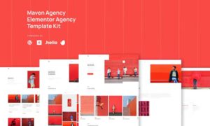 Maven – Business Agency Elementor Template Kit