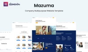 Mazuma – Business Elementor Template Kit