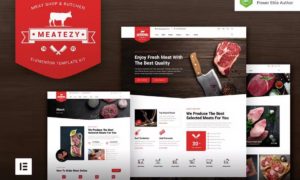 Meatezy – Meat Shop & Butcher Elementor Template Kit