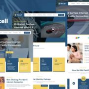 Mecell – Internet Connection & Home Wifi Business Services Elementor Template Kit