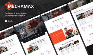 Mechamax – Car Repair & Auto Services Elementor Template Kit