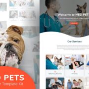 Med Pets – Veterinarian Elementor Template Kit