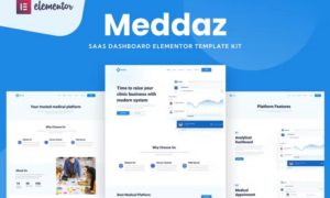 Meddaz – SaaS Medical Elementor Template Kit