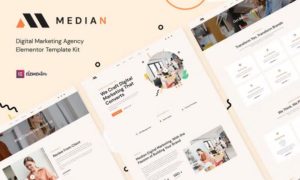 Median – Digital Marketing Agency Elementor Template Kit