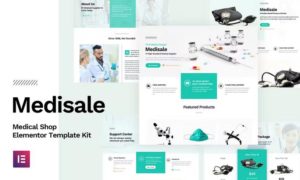 Medisale – Medical Shop Elementor Template Kit