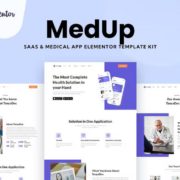 MedUp – Medical SaaS Elementor Template Kit