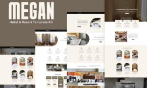 Megan – Hotel Booking Template Kit