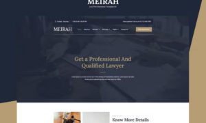 Meirah – Law Firm Elementor Template Kit